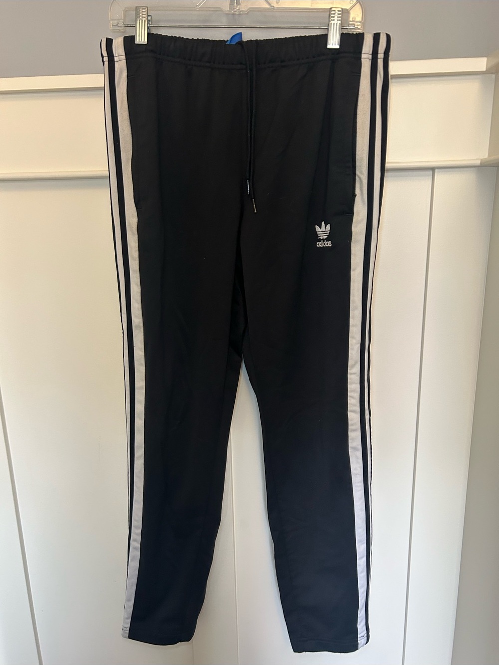 Vintage Adidas baggy tear-away button sweatpants